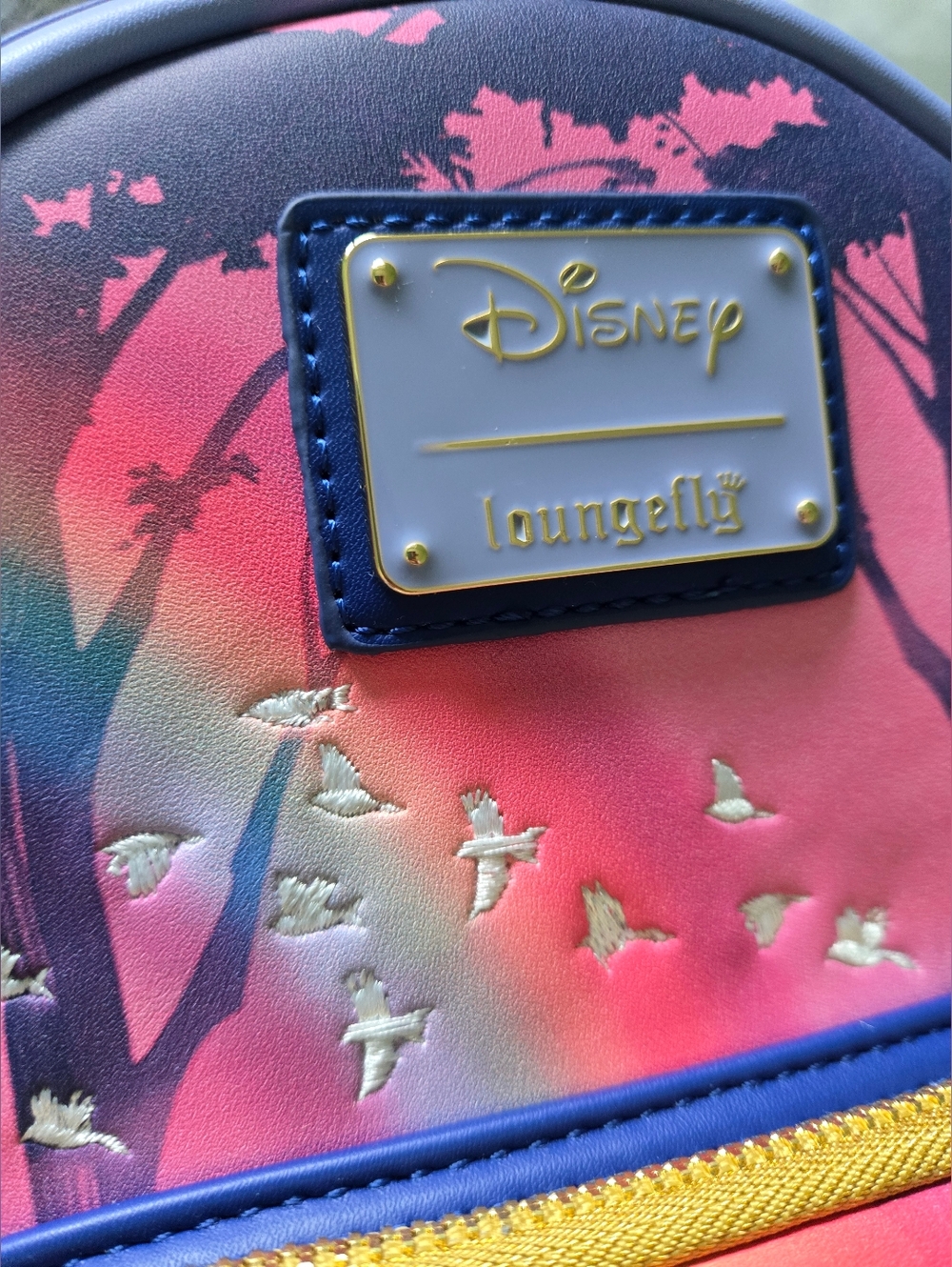 Loungefly Disney Pocahontas Rainbow Mini Backpack NWT - Picture 2 of 7